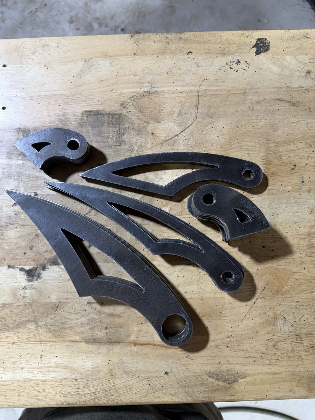 Plasma-Cut Steel Components