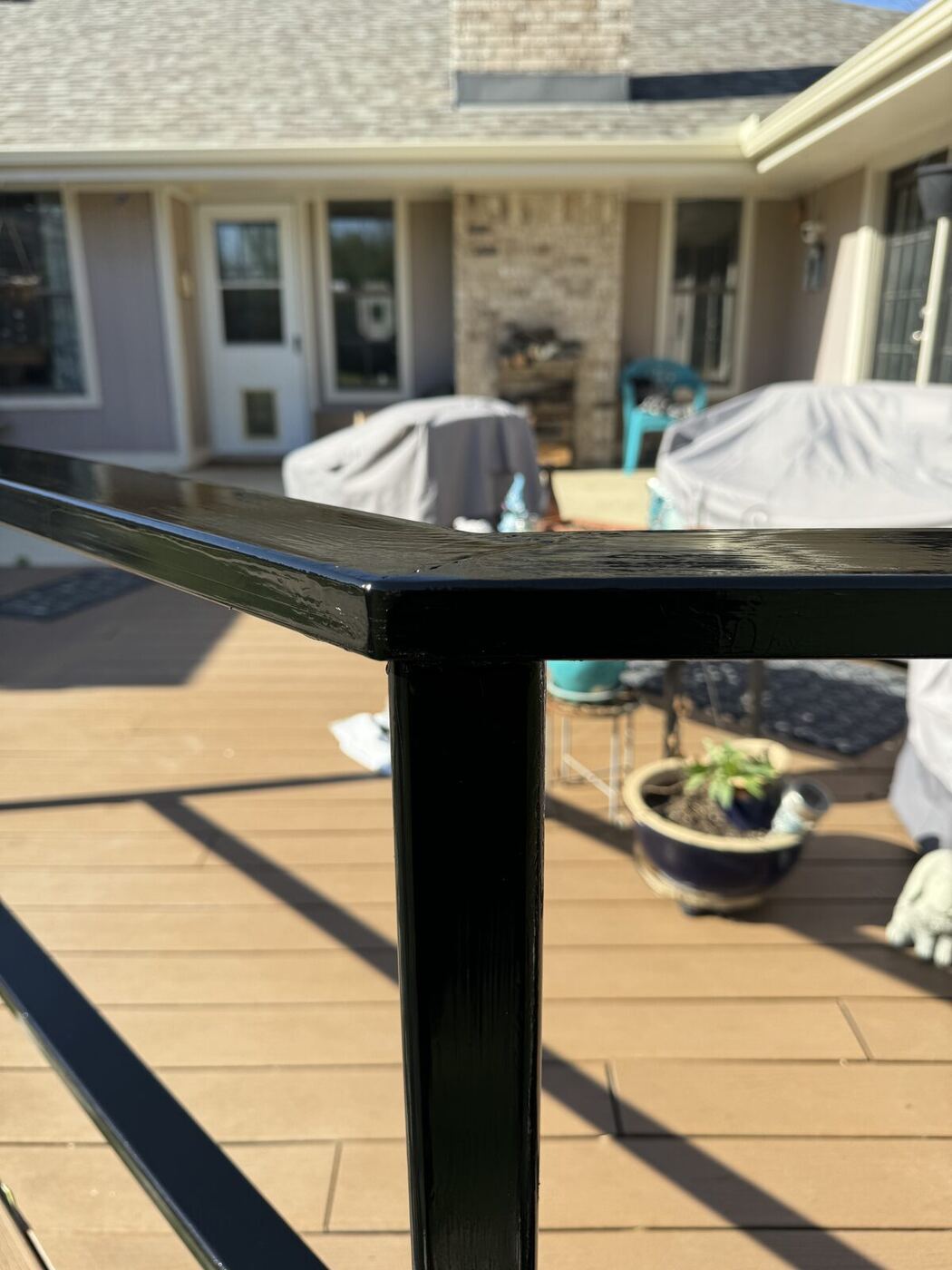 Custom Steel Patio Railing