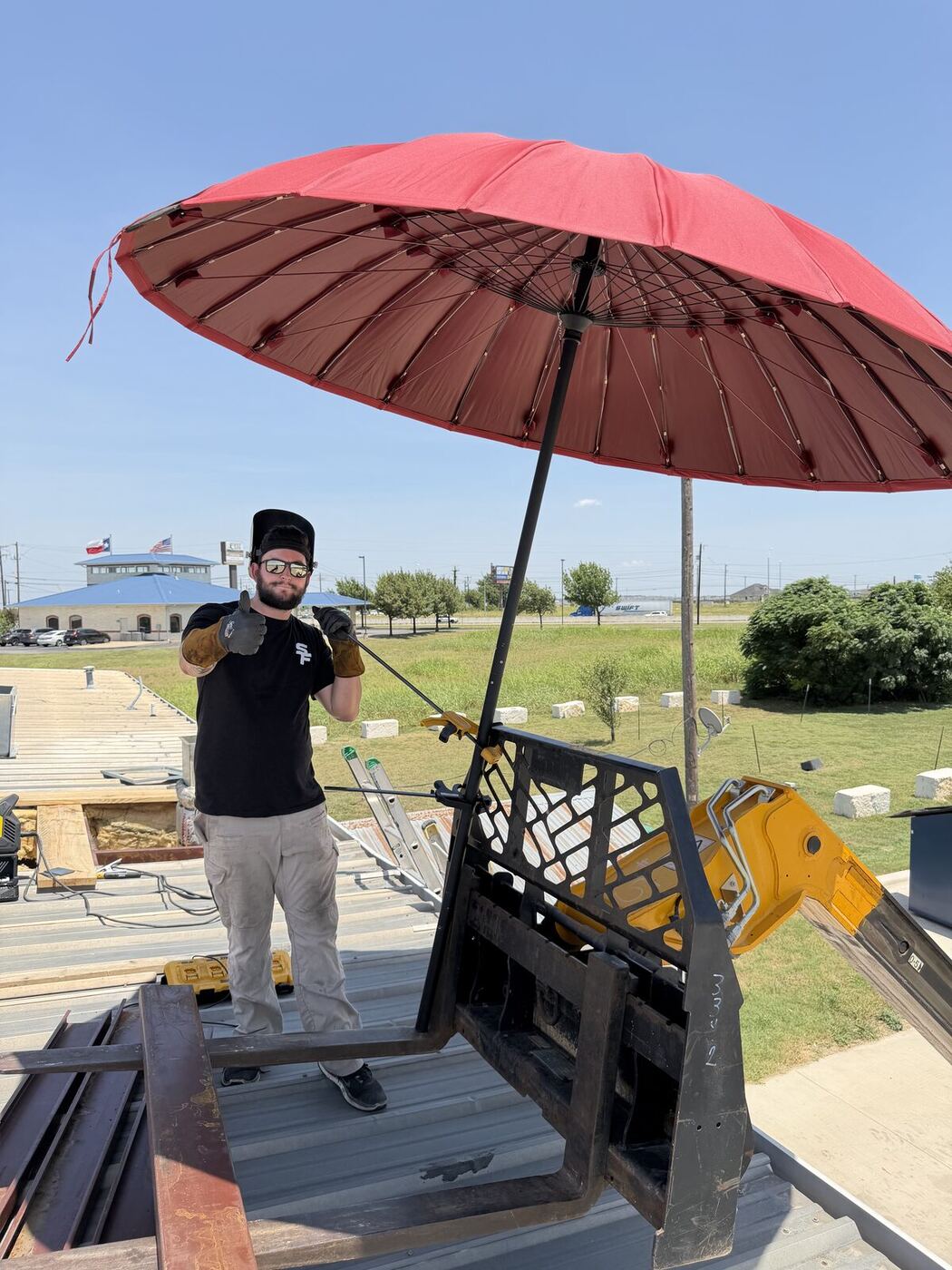 On Site in the Texas Heat