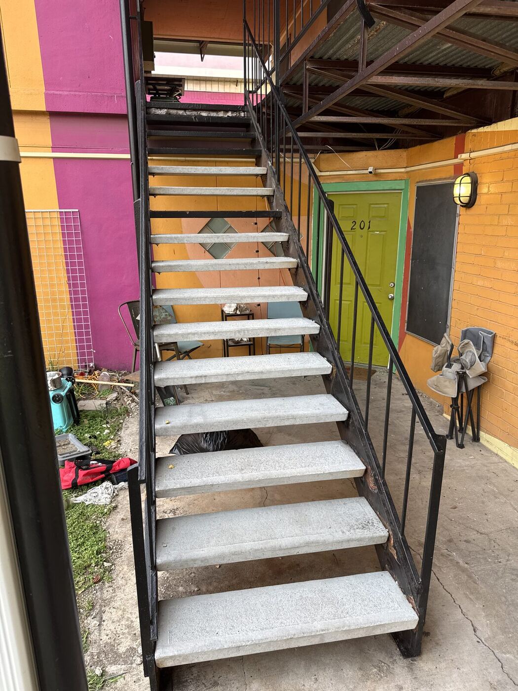 Commercial Steel Stairs built by Sweets Fabrication, welders serving Round Rock, TX