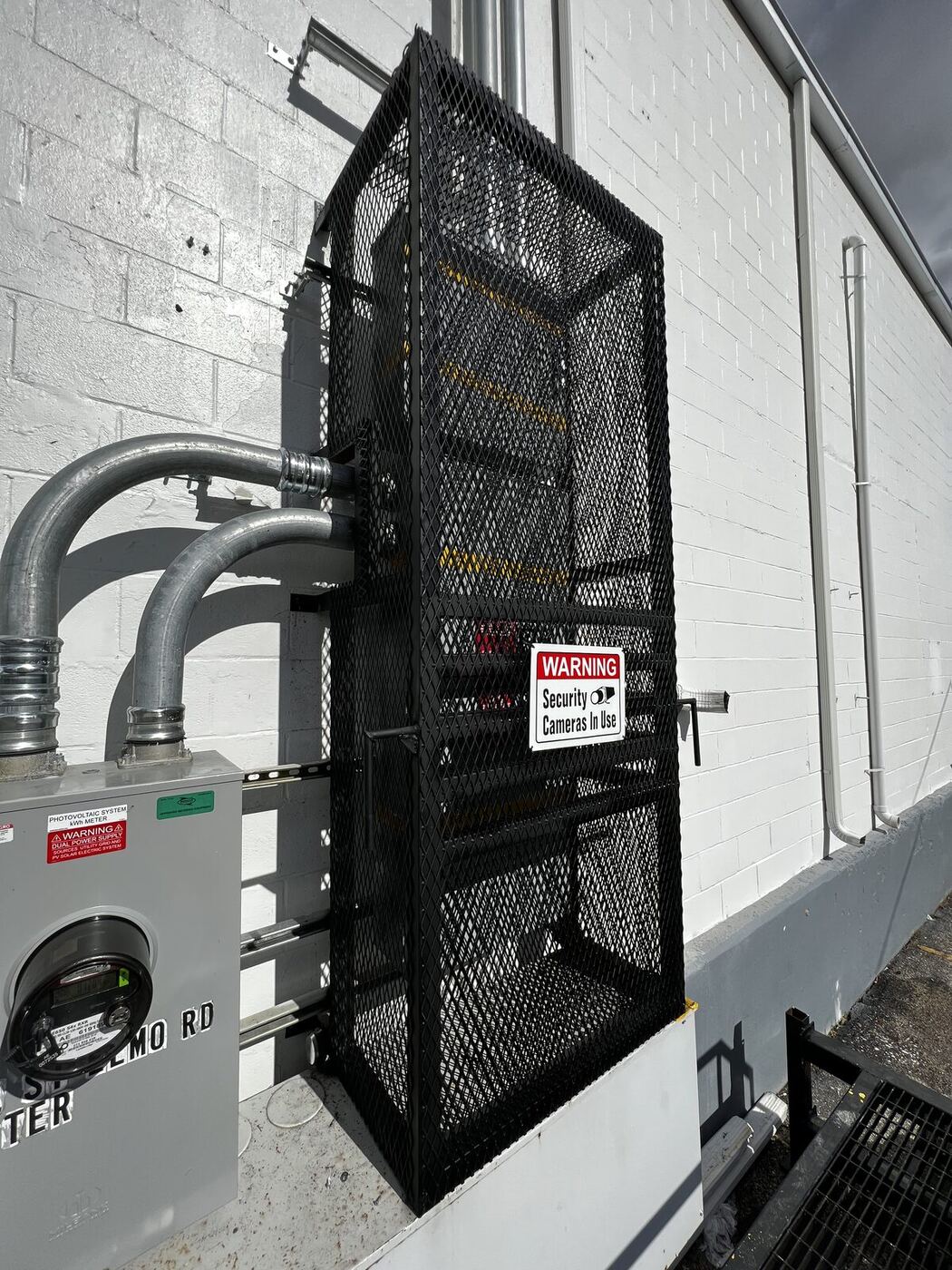 Steel Utility Cage — Wall Mounted